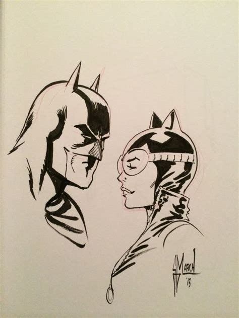 Batman And Catwoman By Guillem March Batman And Catwoman Catwoman