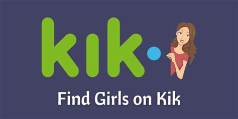 how to find girls on kik via kik girl finder