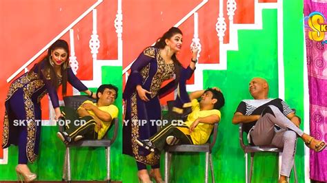 Best Of Vicky Kodu And Nida Choudhry With Akram Stage Drama Pasoodri