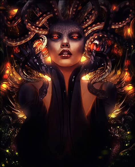 Medusa By Vionas Mythological Creatures Fantasy Creatures Mythical