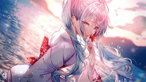 Free Download Hatsune Miku Anime Girl 4k Wallpaper 2048x1152 For Your