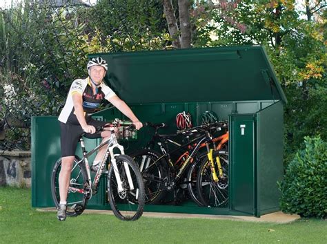 Asgard Metal Security Shed Access Plus Bike Store 77 X 34