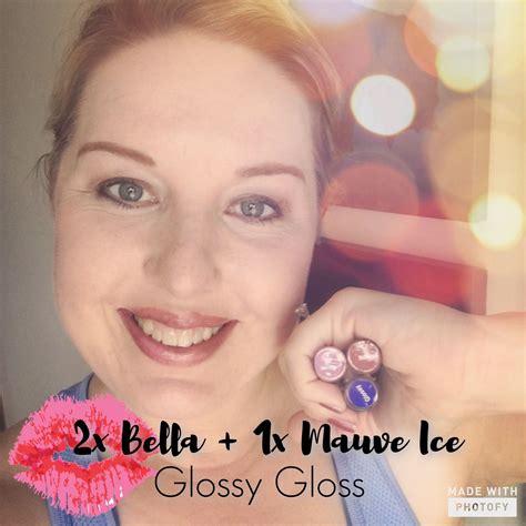 2x Bella Lipsense 1x Mauve Ice Lipsense Glossy Gloss ️