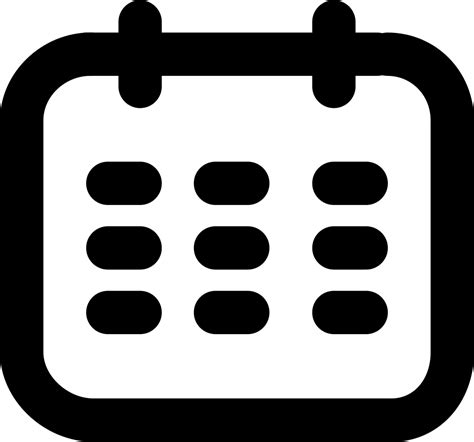 Calendar Svg Png Icon Free Download 137609 Onlinewebfontscom