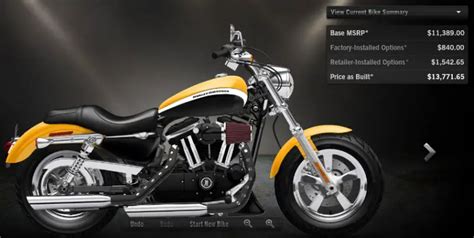New 2011 Harley Davidson Xl1200c Custom H D1 Sportster Total