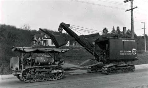 Just A Car Guy Steam Shovel In Tacoma 1939