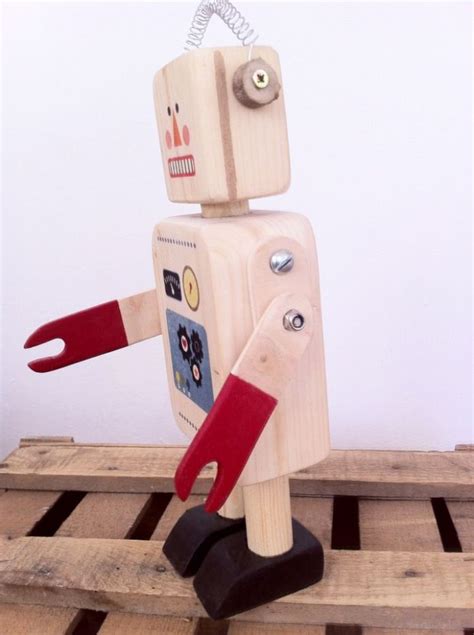 Wooden Robot El Blog De Little Wood Wooden Toys Robot Wooden