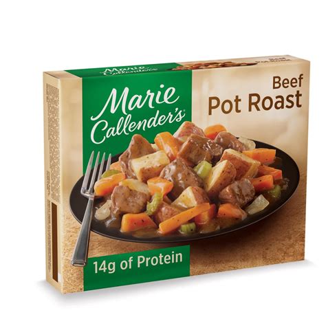 Marie Callenders Frozen Meal Beef Pot Roast 123 Ounce
