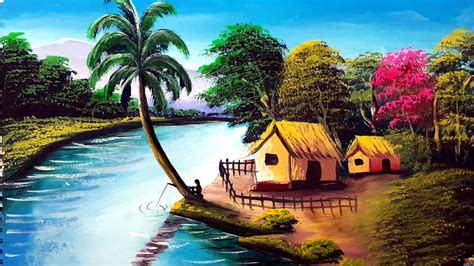 Indian Village Scene Painting This Is A Subreddit About Art