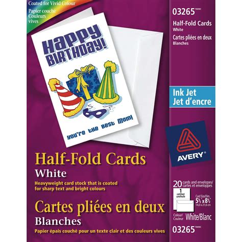 Half Fold Card Template