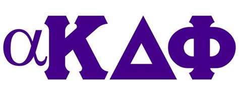 Alpha Kappa Delta Phi Big Greek Letter Sticker Decal