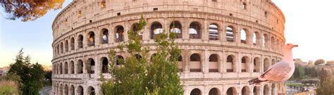 Rom Das Kolosseum Eines Der Sieben Weltwunder Der Neuzeit