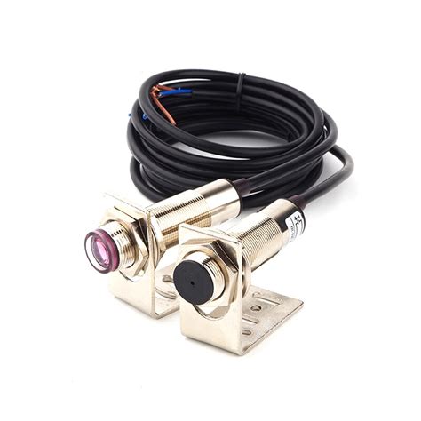 Dc6~36v M18 Waterproof Laser Photoelectric Switch Laser Beam Sensor