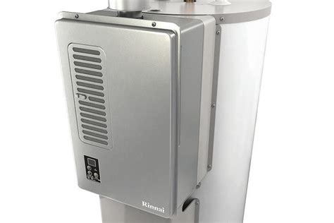 In storage water heater, water is first filled in the tank and later heated. Rinnai Hybrid Tank-Tankless Water Heater | JLC Online