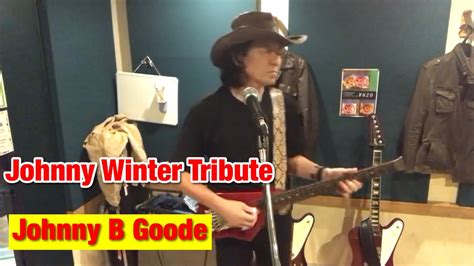 Johnny B Goode Johnny Winter Tribute Youtube