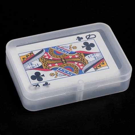 Transparent Playing Cards Plastic Box Pp Storage Boxes Packing Case