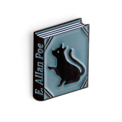 The Black Cat Book By E Allan Poe Enamel Pin By Judy Kaufmann Pins
