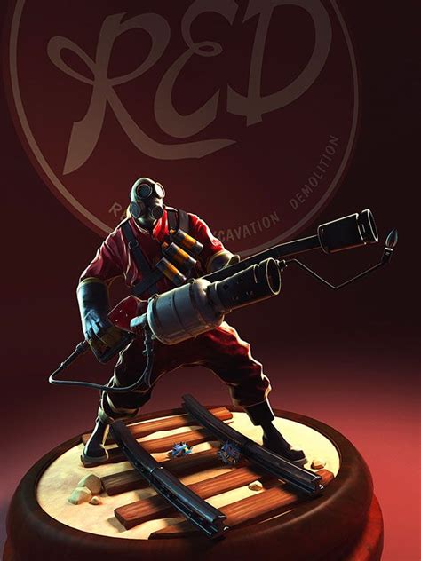 Red Pyro On Behance Team Fortress Team Fortress 2 Pyro