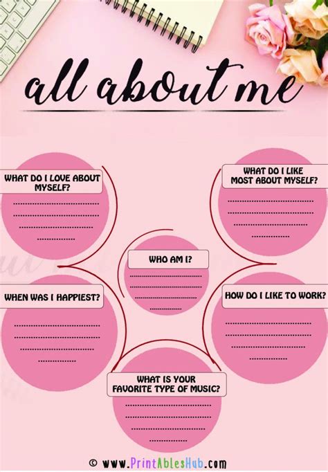 Free Printable All About Me Worksheets For Adults Pdf Printables Hub