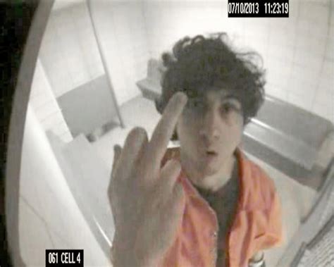 No Remorse Dzhokhar Tsarnaev S Obscene Gesture Enrages Victims