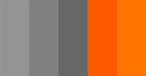 Gray And Orange Color Scheme Gray