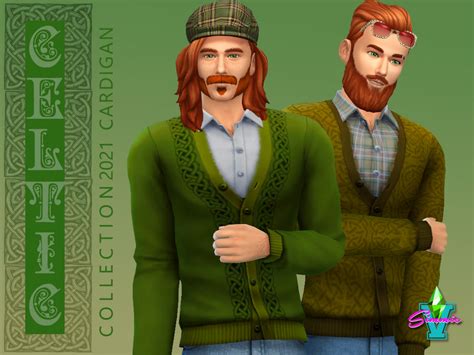 Simmiev Celtic Cardigan The Sims 4 Catalog