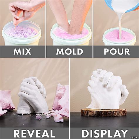 Hand Casting Kit By Craft It Up Diy Plaster Molding Sculpture Kit Hand Holding Craft For