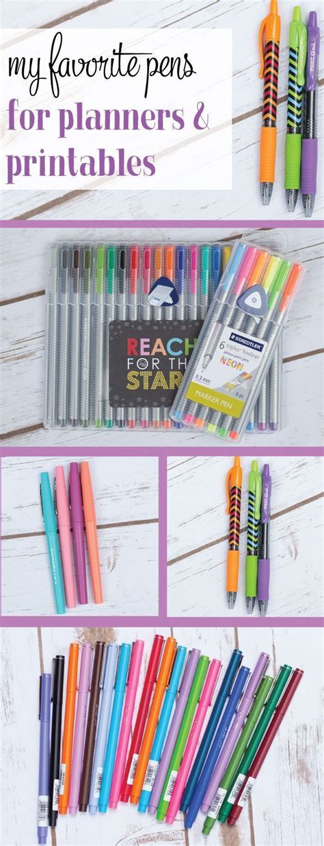 My Favorite Pens To Use In Planners And Printables To Do Planner