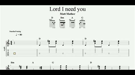 Lord I Need You Devotional Song Worship Song Guitar Tab Piano