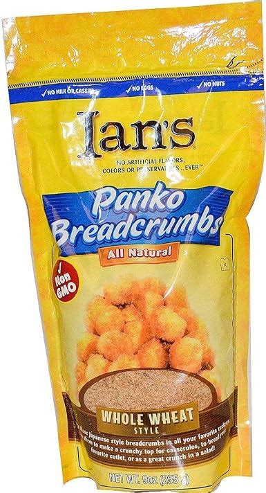 Ians Whole Wheat Panko Bread Crumb 12x9 Oz Amazonca Grocery