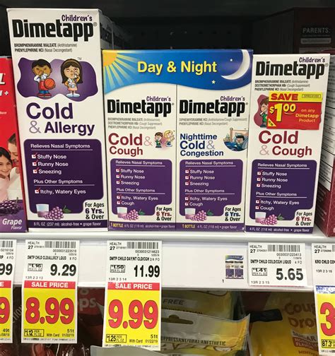 Childrens Dimetapp Products As Low As 265 At Kroger