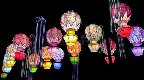 Traditional Colorful Chinese Lanterns Editorial Photography Image Of