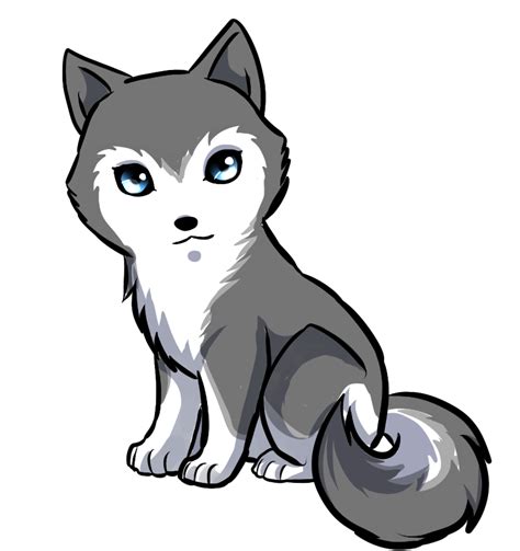 Cristal  Cute Wolf Drawings Cute Kawaii Drawings Cute Animal