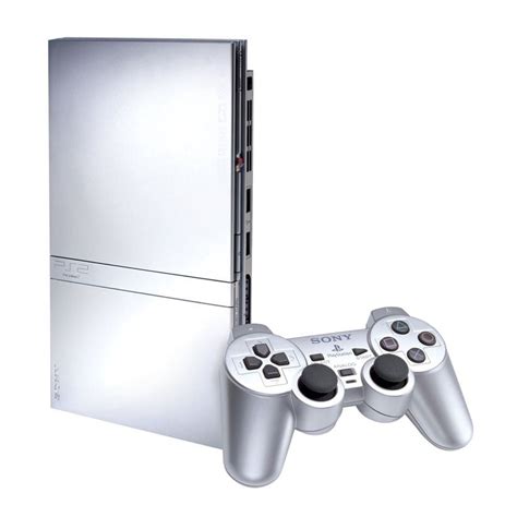 Refurbished Sony Playstation 2 Ps2 Slim Console Satin Silver With