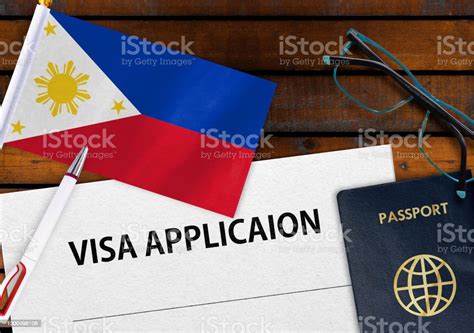 Philippines Visa Application Form Stock Photo Download Image Now