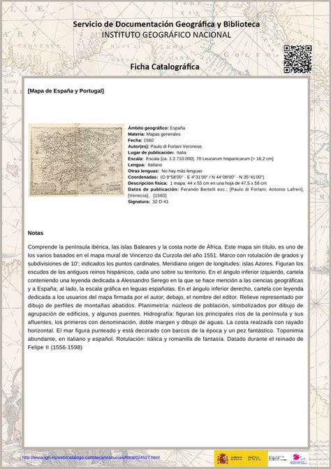 Pdf Mapa De Espa A Y Portugal Ign Es Los Varios Basados En El Mapa Mural De Vincenzo Da