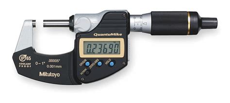 Mitutoyo Ip65 Digital Outside Micrometer 0 In To 1 In0 To 25 Mm Range