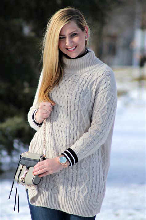 Oversized Sweater Turtleneck Layers And A Giveaway Rachels Lookbook