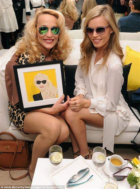 Jerry Hall And Her Gorgeous Mini Me Daughter Georgia May Jagger