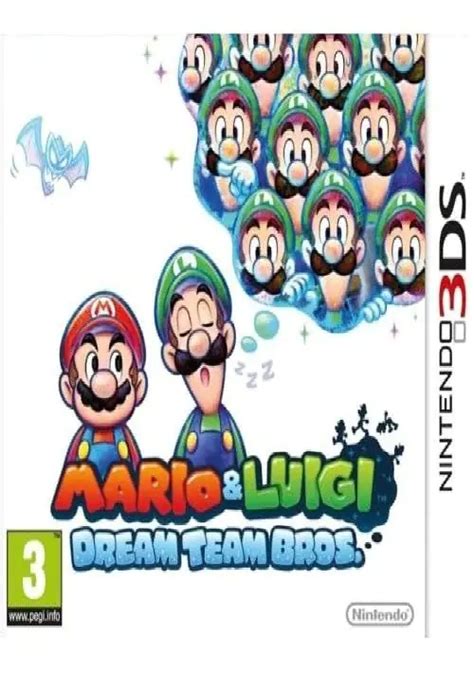Mario And Luigi Dream Team Bros Europe Rom Download Nintendo 3ds3ds