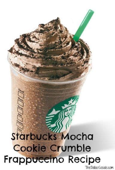 Mocha cookie crumble frappuccino one of the more popular frappuccinos, i've come to notice is the mocha cookie crumble (mccf). Starbucks Mocha Cookie Crumble Frappuccino Recipe #coffee ...