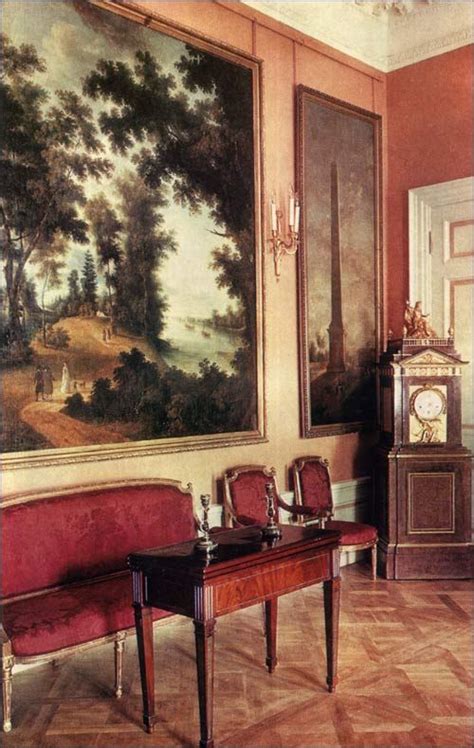 Crimson Room Pavlovsk Palace And Park Country Residence Of The