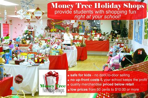 Select who you're shopping for and what they're interested in, then just hit the button to find their gift. The Money Tree School Holiday Gift Shops