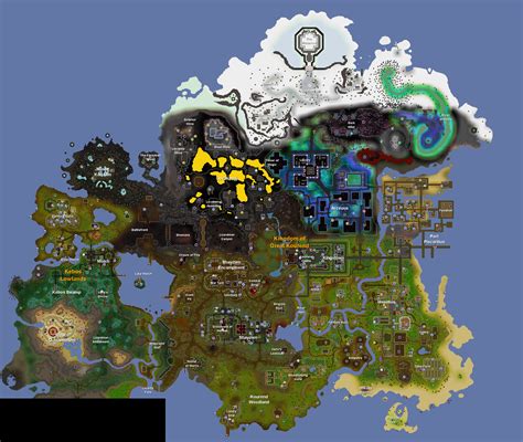 New Map Of Great Kourend On The Osrs World Map Website R2007scape