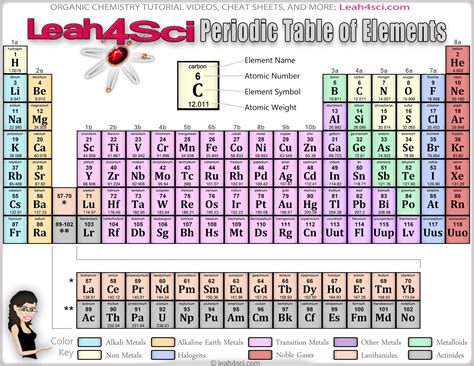 Periodic Table Printable MCAT And Organic Chemistry Study Guides