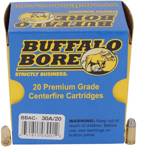 Buffalo Bore Ammunition Handgun 32 Acp Hard Cast 75 Grains 20 Rounds