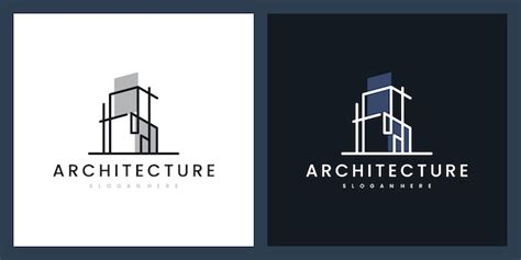 Premium Vector Set Logo Architecture With Line Concept Logo Design