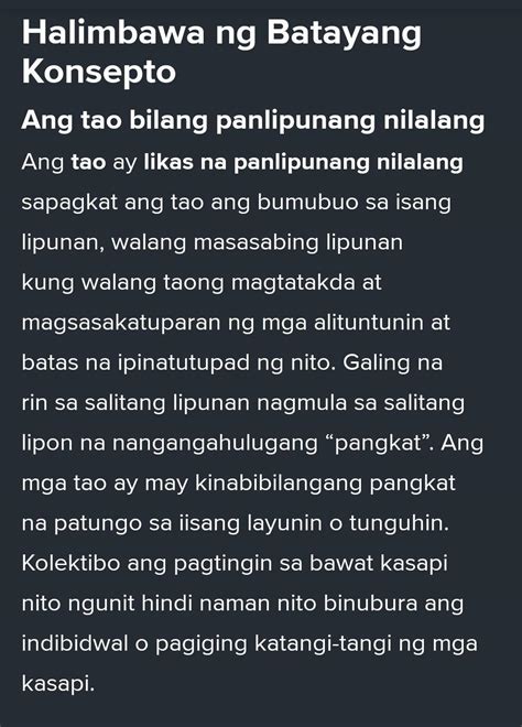 Mga Batayang Konsepto Sa Pag Aaral Ng Wikang Filipino Lokal Na Wikang