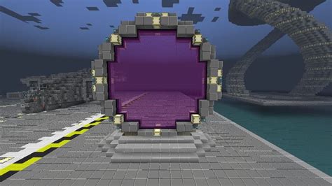 Stargate Nether Portal Design Minecraft Project Minecraft Projects