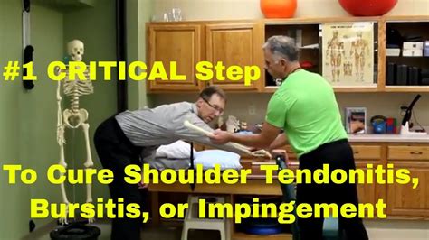 1 Critical Step To Cure Shoulder Tendonitis Bursitis Impingement